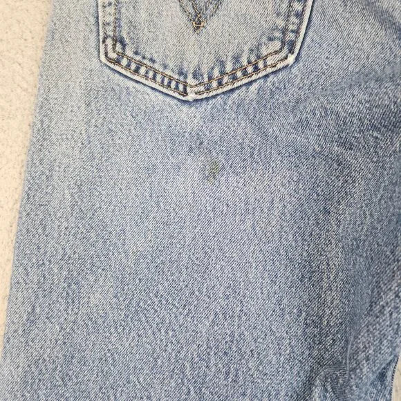 Levis Jeans Mens 34x30 Blue Denim Straight Leg 505 Mid Rise Classic American - Picture 13 of 15